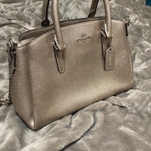Coach f29665 Carryall in Silver/Platinum (Champagne)